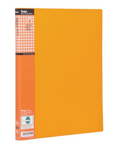 Pentel Recycology Display Book Fresh Orange RRP £6.88 CLEARANCE XL £3.99